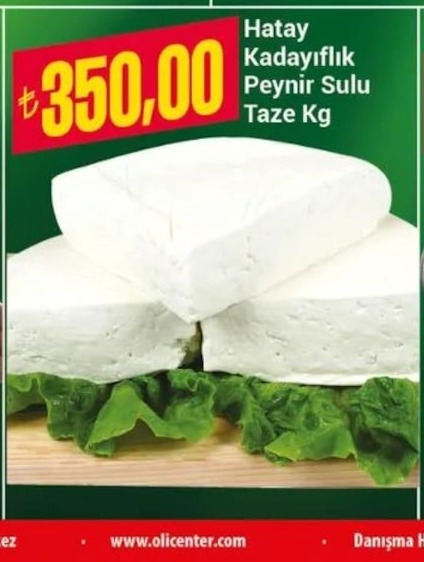 Hatay Kadayıflık Peynir Sulu Taze Kg