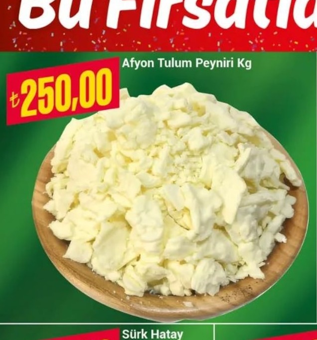 Afyon Tulum Peyniri Kg