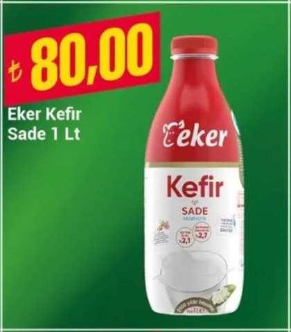 Eker Kefir Sade 1 Lt
