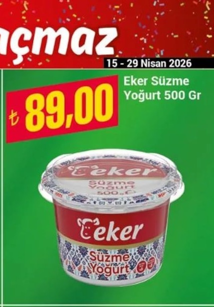 Eker Süzme Yoğurt 500 Gr