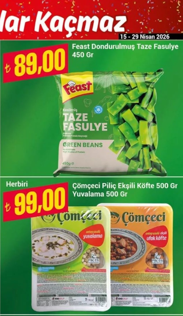 Feast Dondurulmuş Taze Fasulye 450 Gr