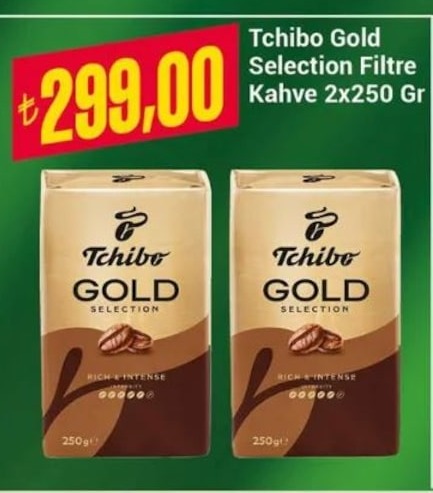 Tchibo Gold Selection Filtre Kahve 2X250 Gr