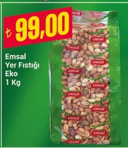 Emsal Yer Fıstığı Eko 1 Kg