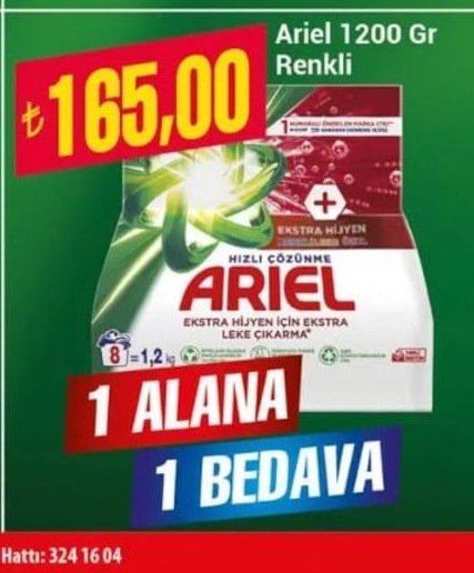 Ariel 1200 Gr Renkli