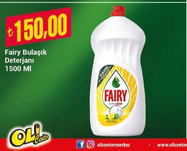 Fairy Bulaşık Deterjanı 1500 Ml