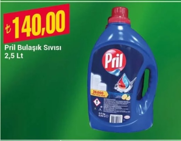 Pril Bulaşık Sıvısı 2,5 Lt