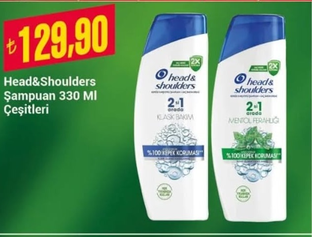 Head&Shoulders Şampuan 330 Ml Çeşitleri