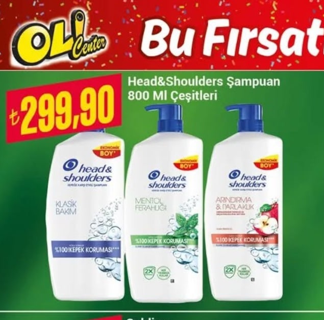 Head&Shoulders Şampuan 800 Ml Çeşitleri