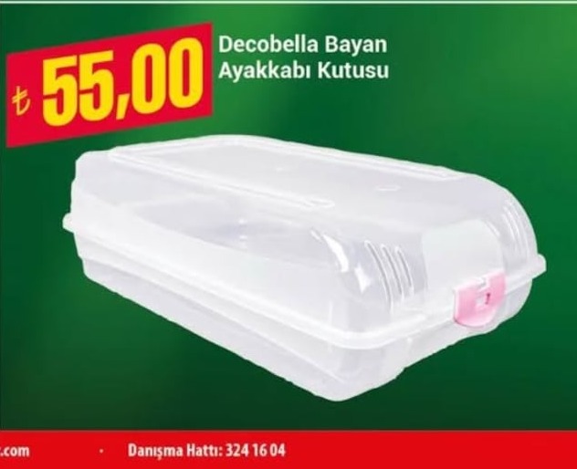Decobella Bayan Ayakkabı Kutusu