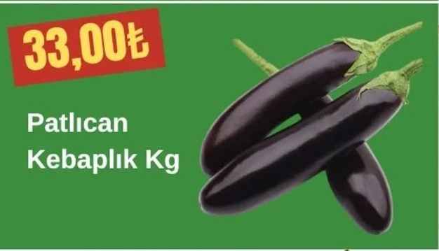 Patlıcan Kebaplık Kg