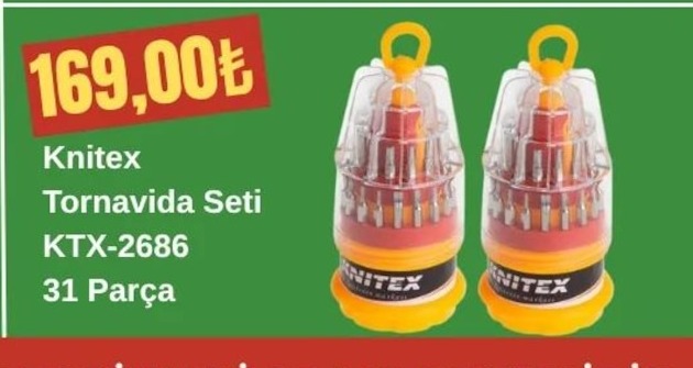 Knitex Tornavida Seti Ktx-2686 31 Parça