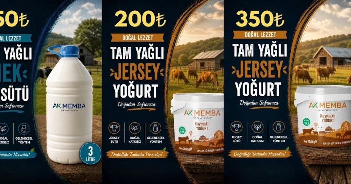 Ak Memba Tam Yagli Jersey Yoğurt 4000G