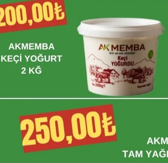Akmbe Keçi Yoğurt 2Kg