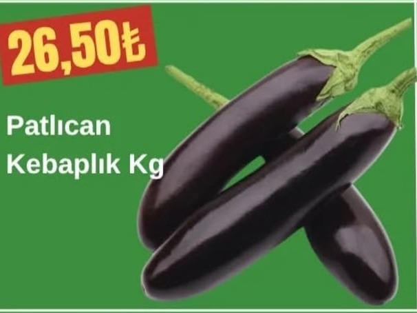 Patlıcan Kebaplık Kg