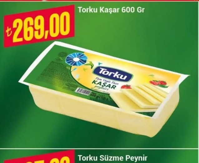 Torku Kaşar 600 Gr