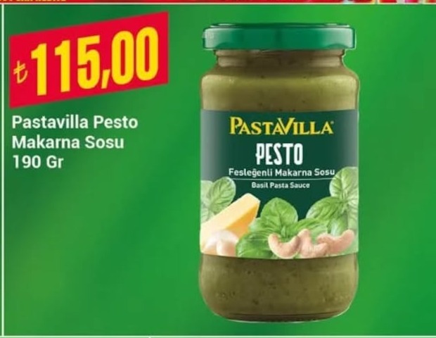 Pastavilla Pesto Makarna Sosu 190 Gr