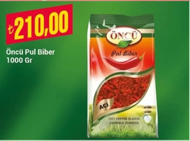 Öncü Pul Biber 1000 Gr