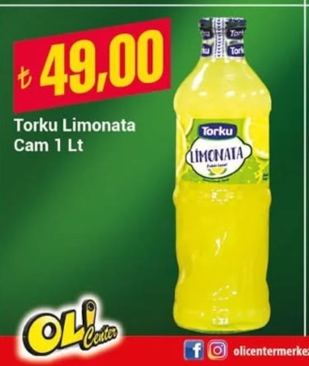 Torku Limonata Cam 1 Lt
