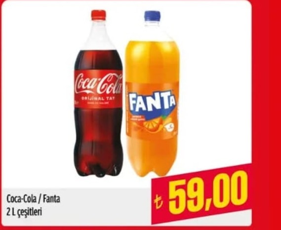 Coca-Cola / Fanta 2L Çeşitleri