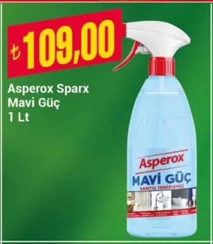 Asperox Sparx Mavi Güç 1 Lt