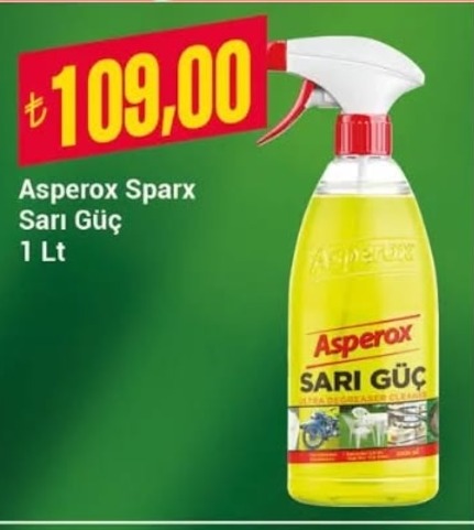 Asperox Sparx Sarı Güç 1 Lt