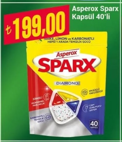 Asperox Sparx Kapsül 40'Lı