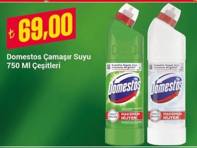 Domestos Çamaşır Suyu 750 Ml Çeşitleri