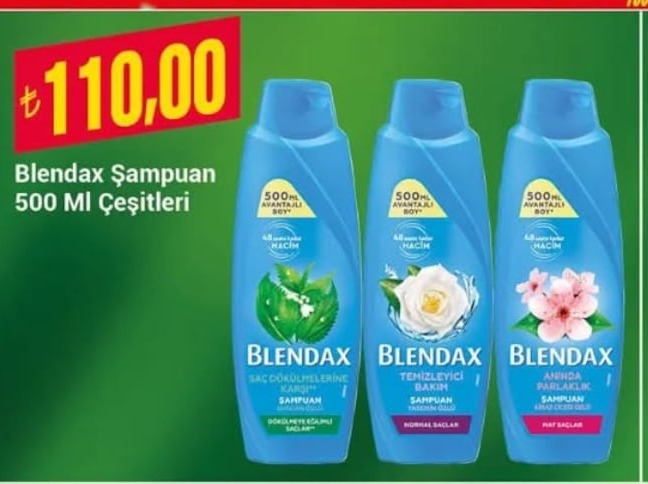 Blendax Şampuan Çeşitleri 500 Ml