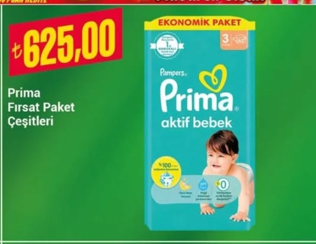 Prima Aktif Bebek Fırsat Paket Çeşitleri