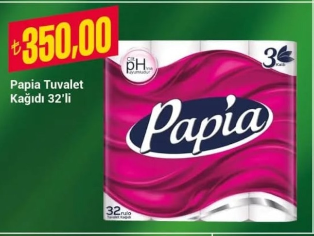 Papia Tuvalet Kağıdı 32'Li