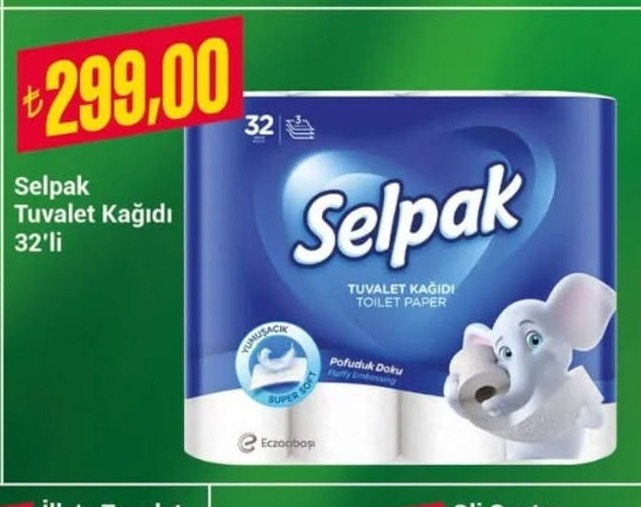 Selpak Tuvalet Kağıdı 32'Li