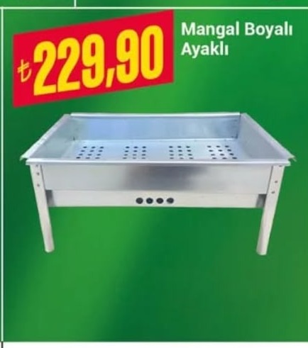 Mangal Boyalı Ayaklı