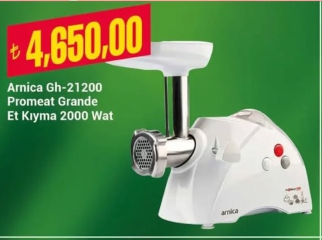 Arnica Gh-21200 Promeat Grande Et Kıyma 2000 Wat