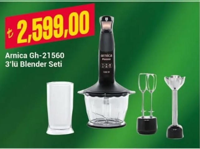 Arnica Gh-21560 3 Lü Blender Seti