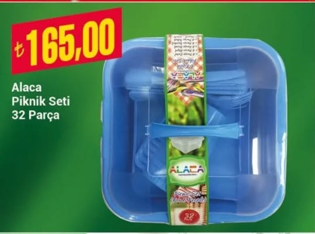 Alaca Piknik Seti 32 Parça