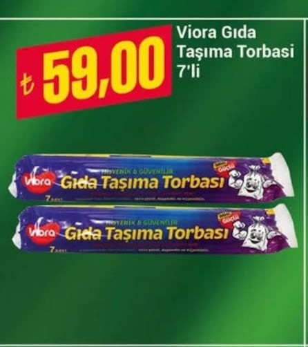Viora Gıda Taşıma Torbası 7'Li