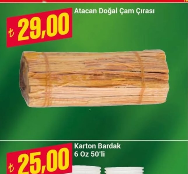Kartpon Bardak 6 Oz 50'Li
