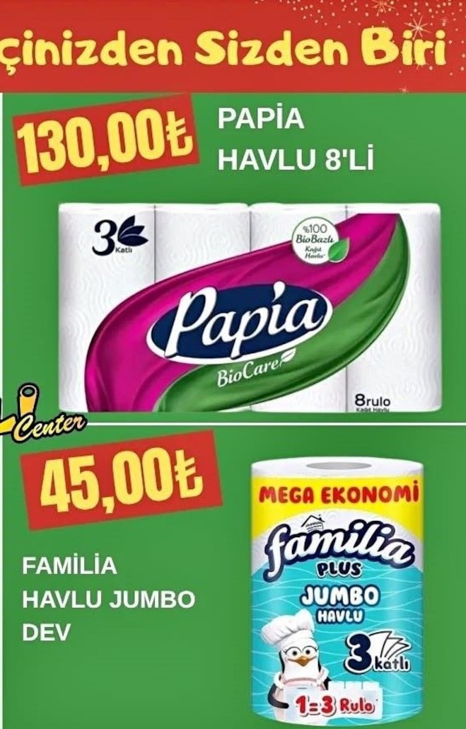 Papia Havlu 8'Li