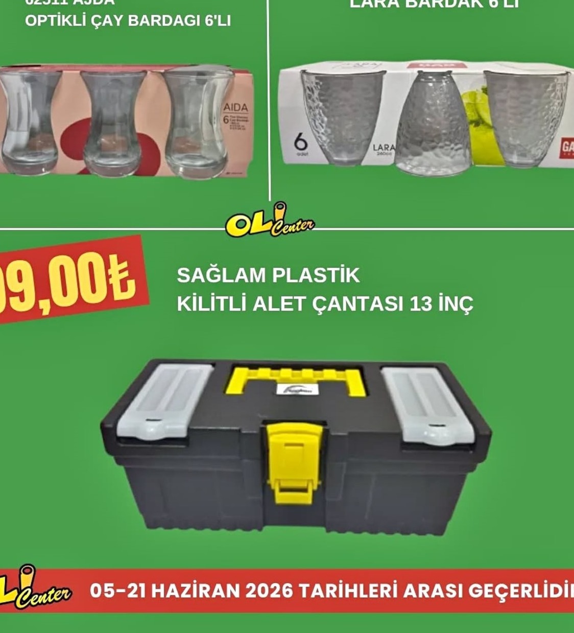 Optikli Çay Bardagi 6'Li