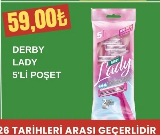 Derby Lady 5'Li Poşet