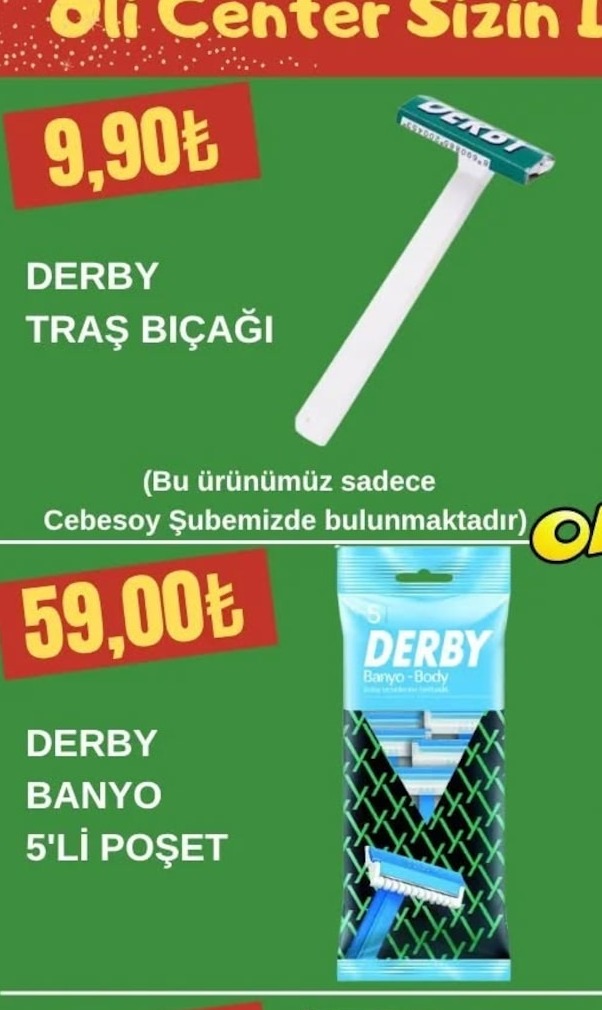Derby Banyo 5'Li Poşet
