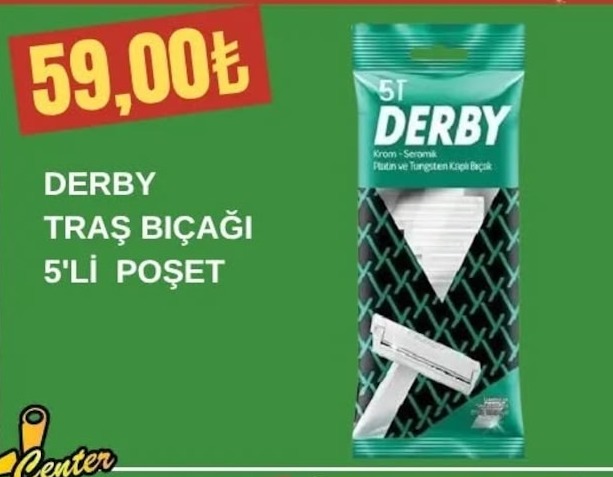 Derby Traş Bıçağı 5'Li Poşet