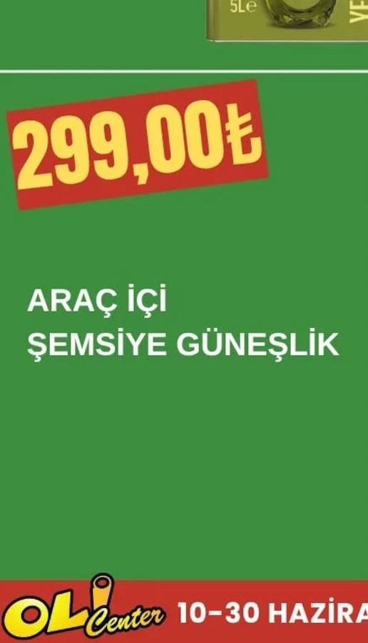 Araç Içi Şemsiye Güneşlik