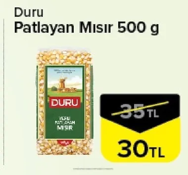 Duru Patlayan Mısır 500 G