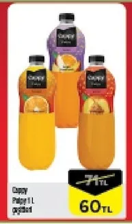 Cappy Pulpy 1 L Çeşitleri