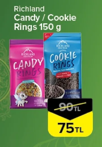 Richland Candy / Cookie Rings 150 G