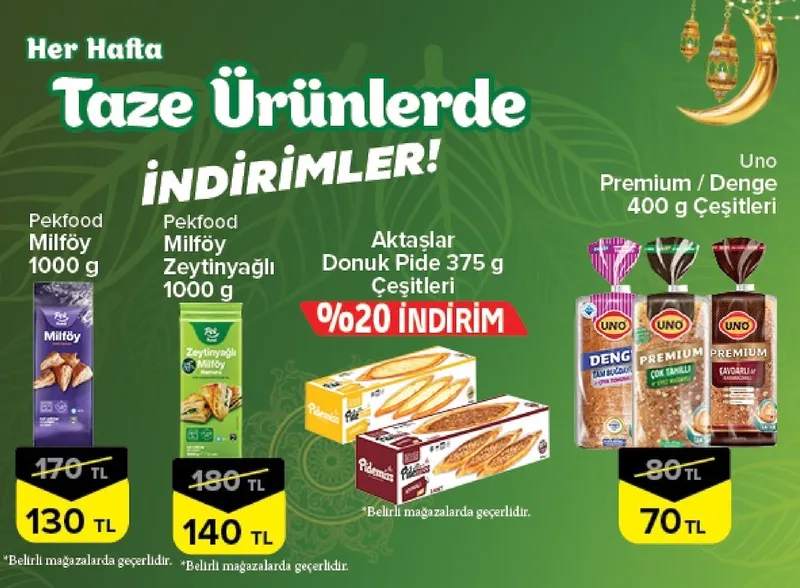 Pekfood Milföy 1000 G