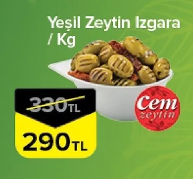 Cem Yeşil Zeytin Izgara / Kg