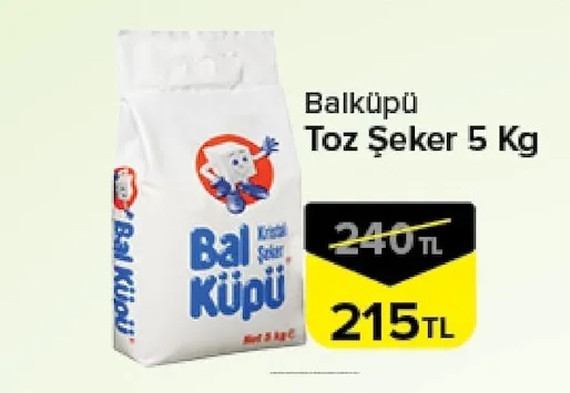 Balküpü Toz Şeker 5 Kg