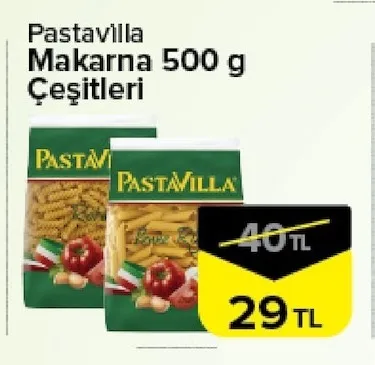 Pastavilla Makarna 500 G Çeşitleri